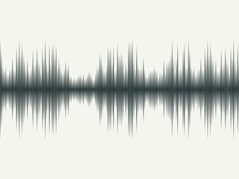 Grafisk illustrering af et lydspor